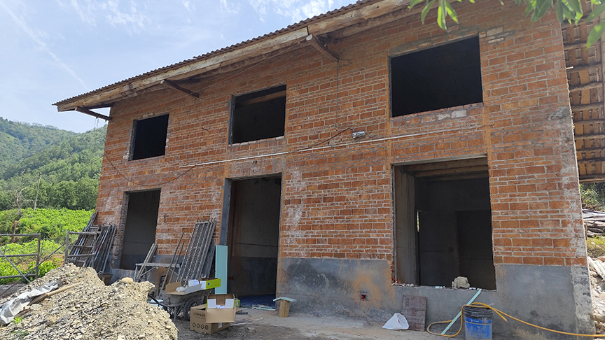 商洛市石泉池河鎮自建房電地暖安裝